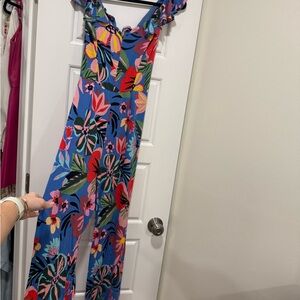 Colorful Floral Jumpsuit